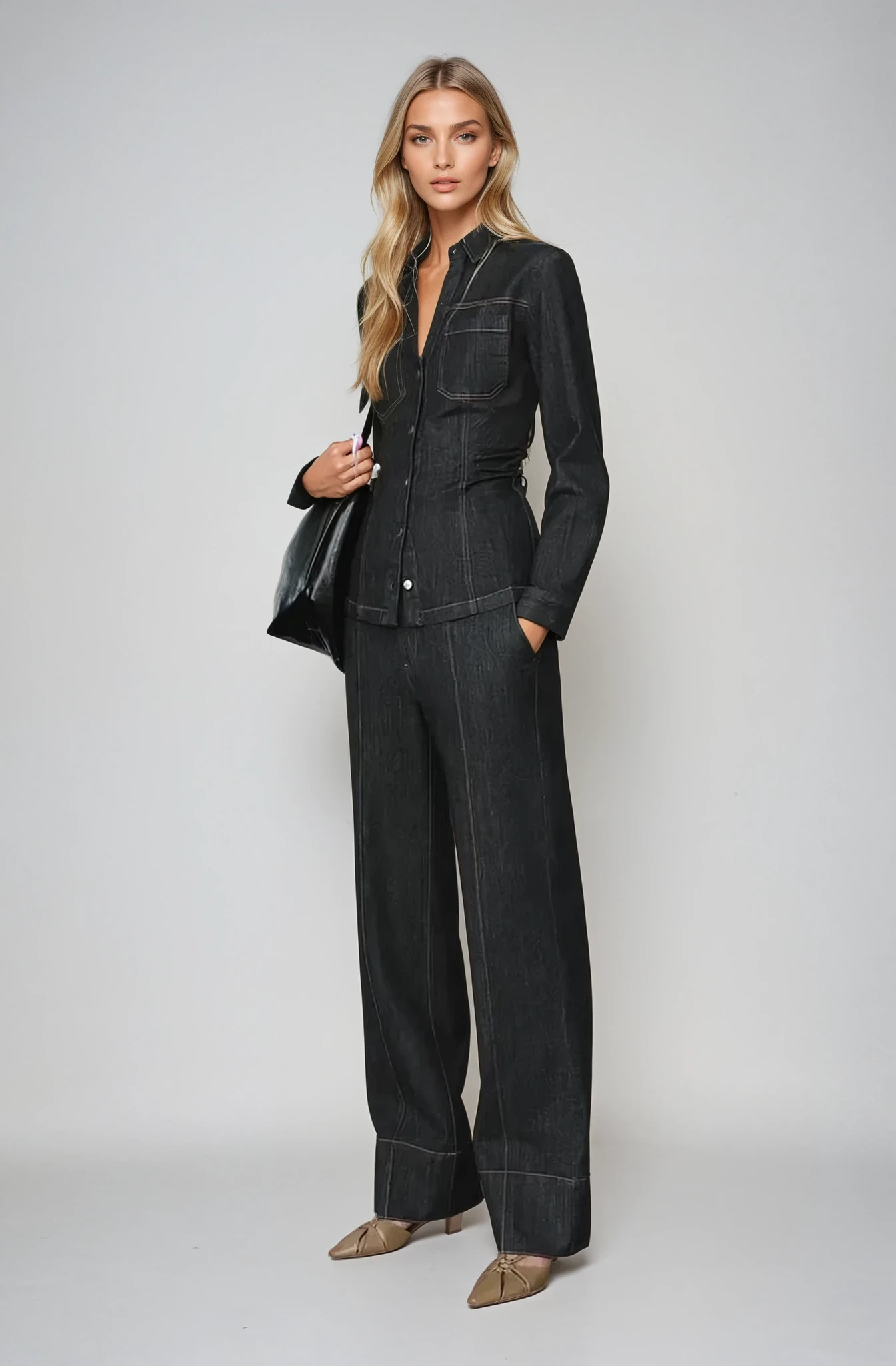 BELANA ENSEMBLE EN DENIM STYLÉ