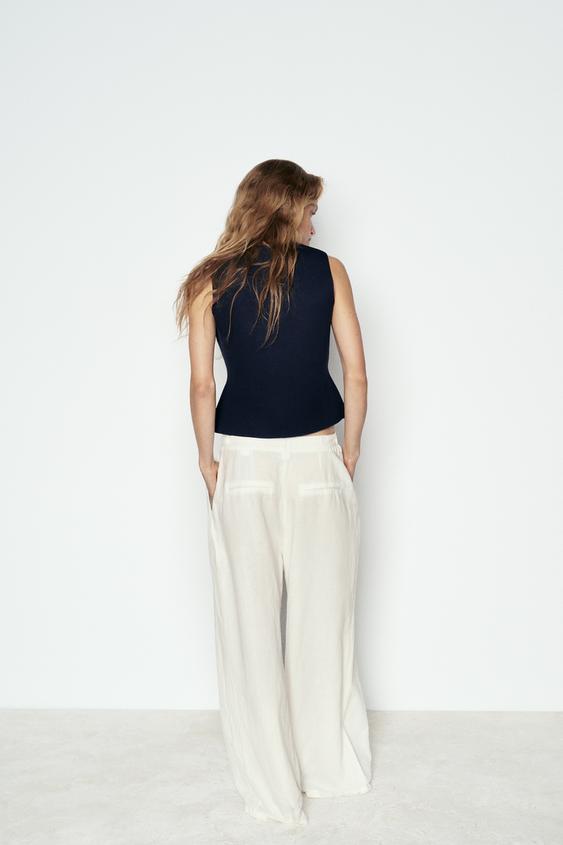 MODEDIVINE | Gilet en Tricot avec Boutons