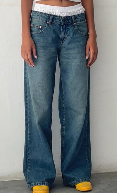 MODEDIVINE | BELLA Jeans taille basse