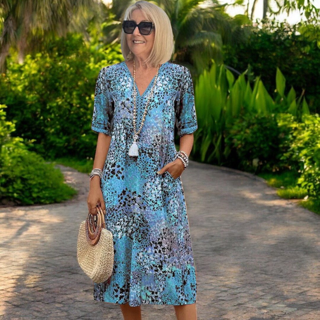 MODEDIVINE | ALIX Robe de printemps éclatante