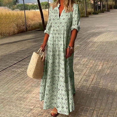 MODEDIVINE | CLARA Robe maxi bohème