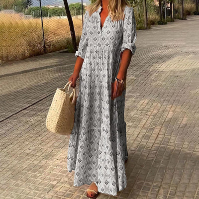 MODEDIVINE | CLARA Robe maxi bohème