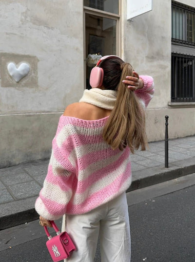 MODEDIVINE | Tricot rayé