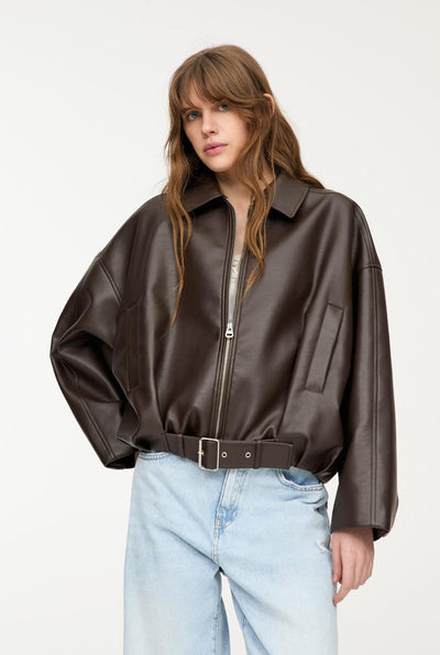 CLAIRE Veste en cuir virale