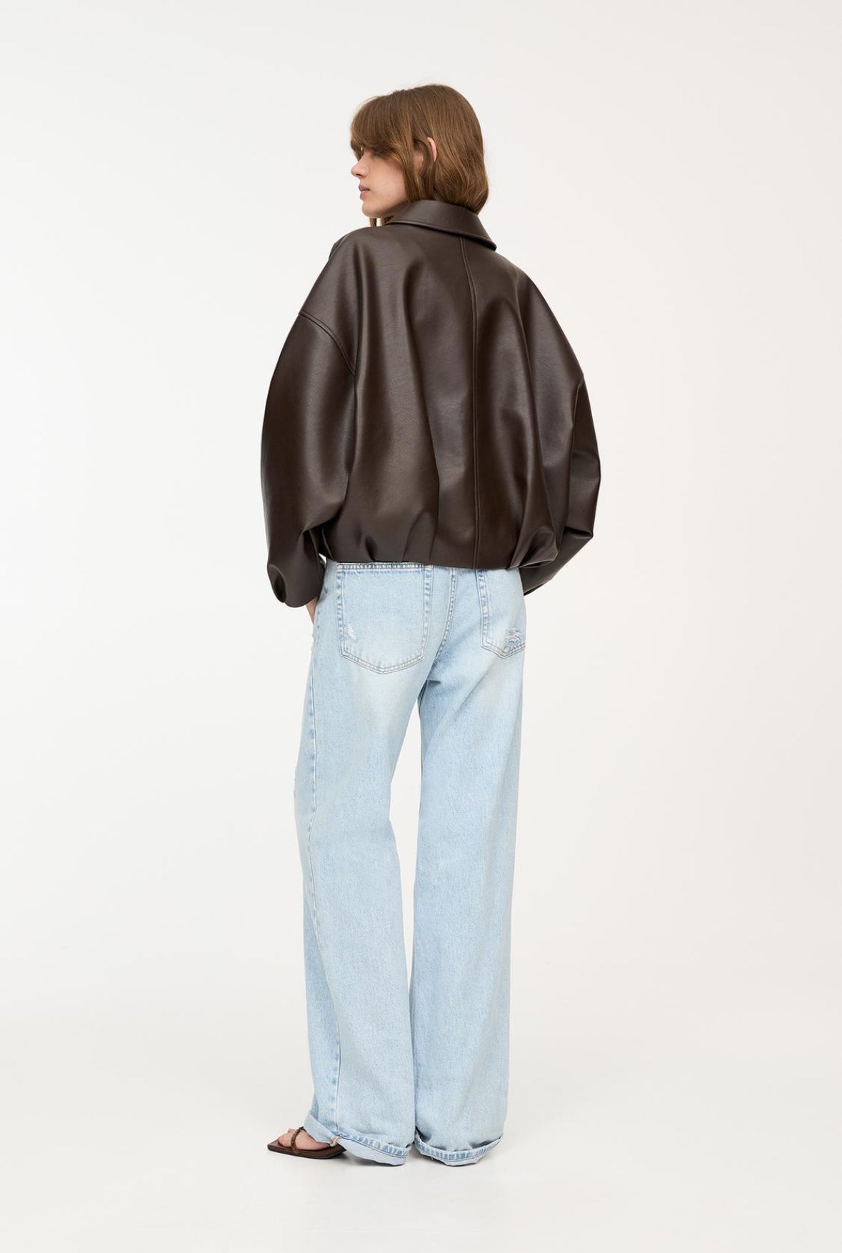 CLAIRE Veste en cuir virale
