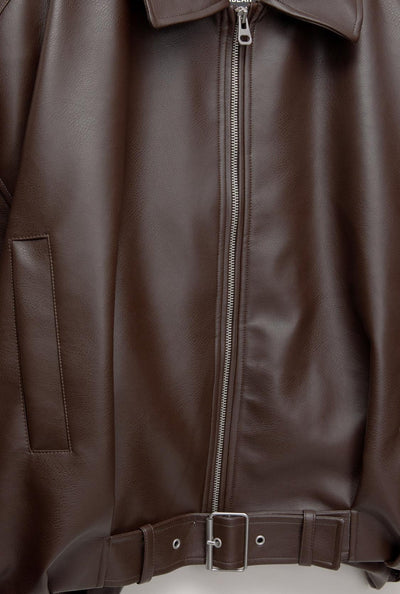 CLAIRE Veste en cuir virale