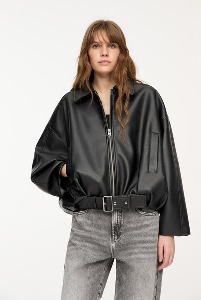 CLAIRE Veste en cuir virale