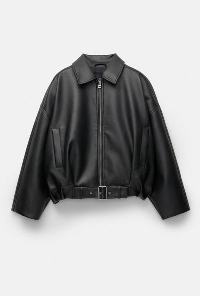 CLAIRE Veste en cuir virale