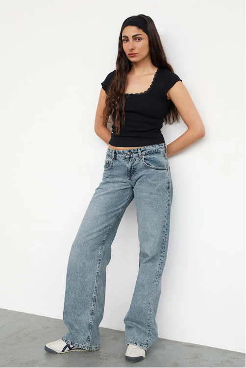 MODEDIVINE | BELLA Jeans taille basse