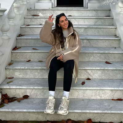 MODEDIVINE | Manteau Teddy de printemps