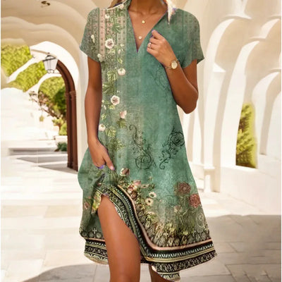 MODEDIVINE | SIGNE Robe éclatante de printemps