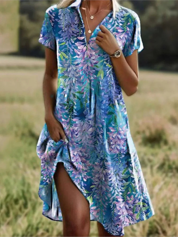 MODEDIVINE | SIGNE Robe éclatante de printemps