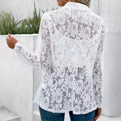 MODEDIVINE | Veste LIVIA avec détails en dentelle