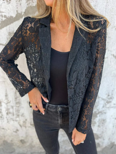 MODEDIVINE | Veste LIVIA avec détails en dentelle