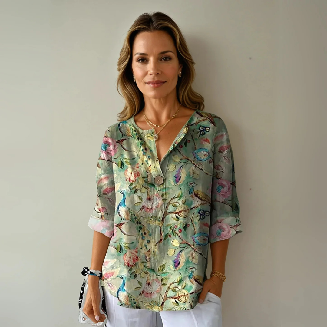 MODEDIVINE | PIA Blouse d’inspiration vintage
