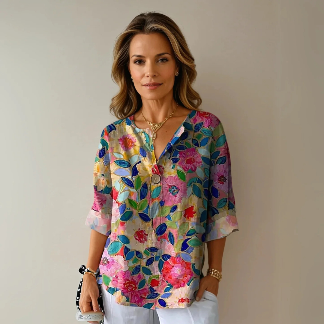 MODEDIVINE | PIA Blouse d’inspiration vintage