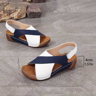 MODEDIVINE | KLARA Sandales orthopédiques de plage à bout ouvert