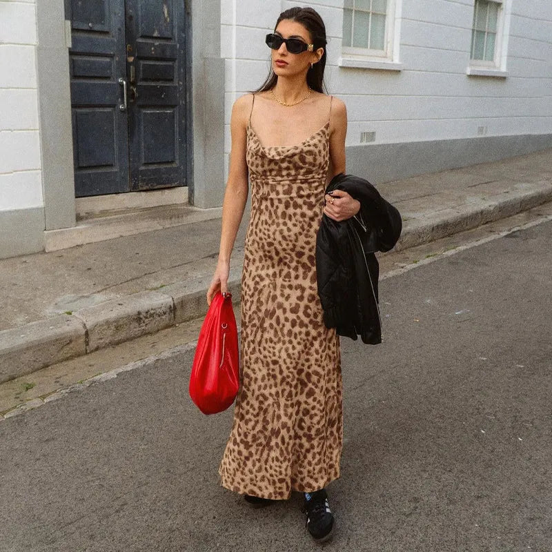MODEDIVINE | FAY Robe de soirée Tigre