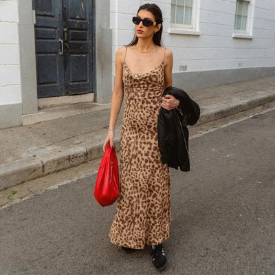 MODEDIVINE | FAY Robe de soirée Tigre